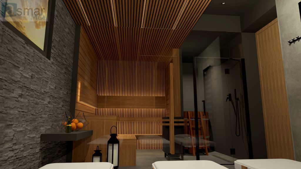 projektowanie 3d saun