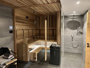 sauna combi sucha i infrared z prysznicem
