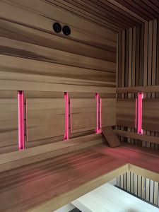 sauna z promiennikami infrared