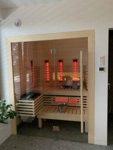 sauna infrared z piecem